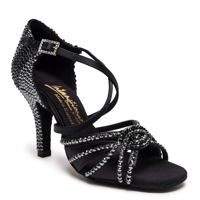 IDS: женские латина каблук 2, 2 1/2, 3, 3 1/2  [MIA BY LAUREN] (Black) р.2-8 вкл. 1/2