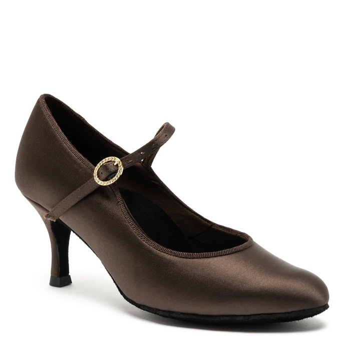 IDS: женские стандарт Каблук 1 1/4-1 1/2-2-2 1/2-3  [ICS Classic] (ESPRESSO SATIN) р.2-8 вкл. 1/2