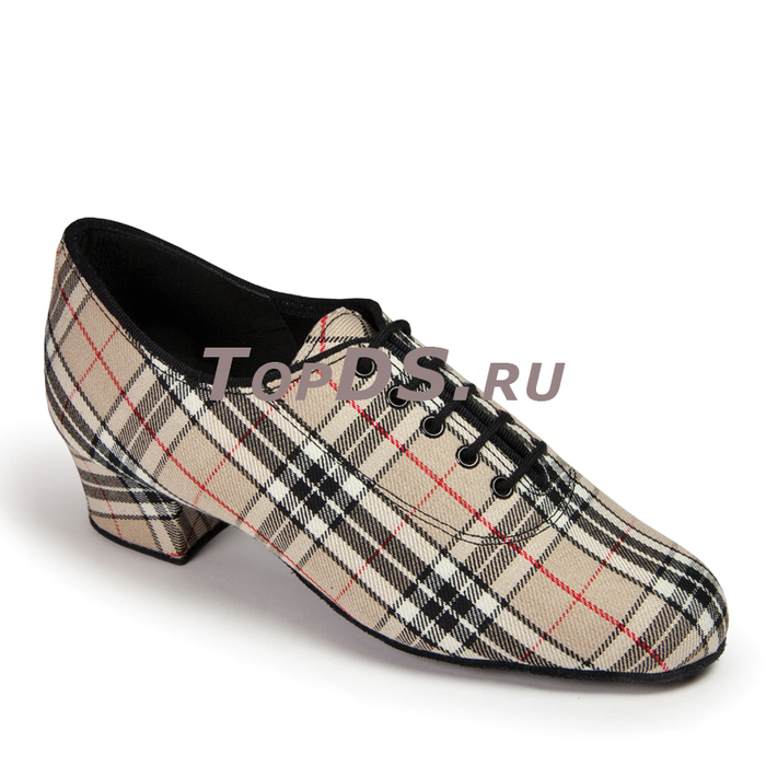 IDS: женские для практики и преподавания каблук 1 1/2   [Heather FULL SOLE] (Беж.шахматы) р.2-8 вкл. 1/2