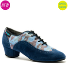 IDS: женские для практики каблук 1,5  [KATYA BROGUE -Limited] (BLUE CAMO) р.2-8 вкл. 1/2