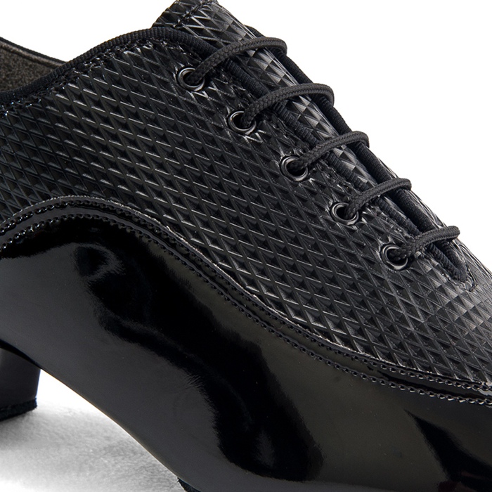 IDS: мужские латина каблук 1 1/2, 2  [Jones] (JONES - BLACK MATRIX/BLACK PATENT) р.5-12 вкл.1/2