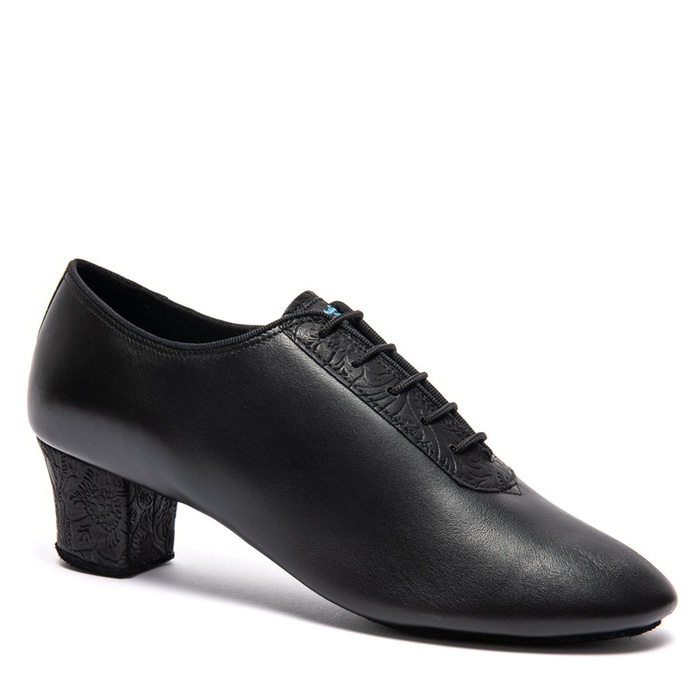 IDS: мужские латина каблук 1 1/2 - 2  [F33] (BLACK CALF/BLACK FIORI) р.5-12 вкл.1/2