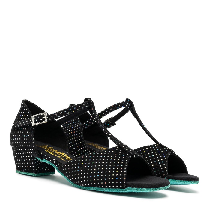 IDS: для девочек Каблук 1 1/4, 1 1/2  [GIRLS KATIE] (SILVER HOLOGRAM) р.10-5 вкл.1/2