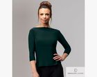 CHRISANNE: женская танцевальная одежда топ  [ETERNITY] (Forest Green) р.S, M, L