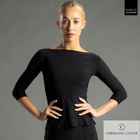 CHRISANNE: женская танцевальная одежда топ  [ETERNITY 25] (чёрный) р.XS, S, M, L, XL