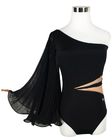 Supadance: женская танцевальная одежда   [Off the Shoulder Боди] (Чёрн.) р.S, M, L