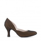 Paoul: женские стандарт каблук 60-70  [BAMBOO] (Brown/black Tirenet cloth) р.34-41 вкл.1/2